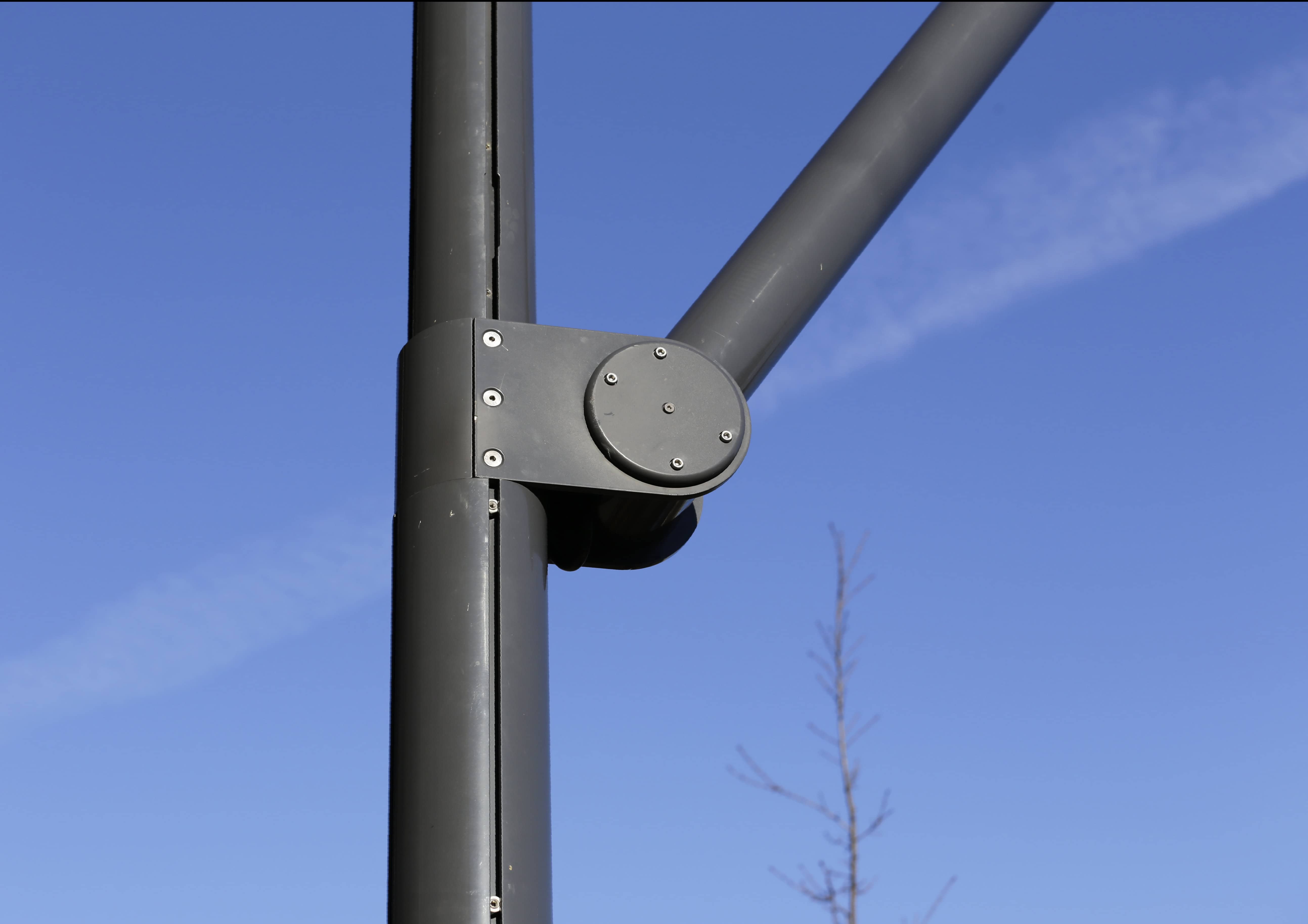 Mat Treepode en aluminium , vue Rotule, conçu par Jean-Yves Soetinck pour les quais de Grenoble