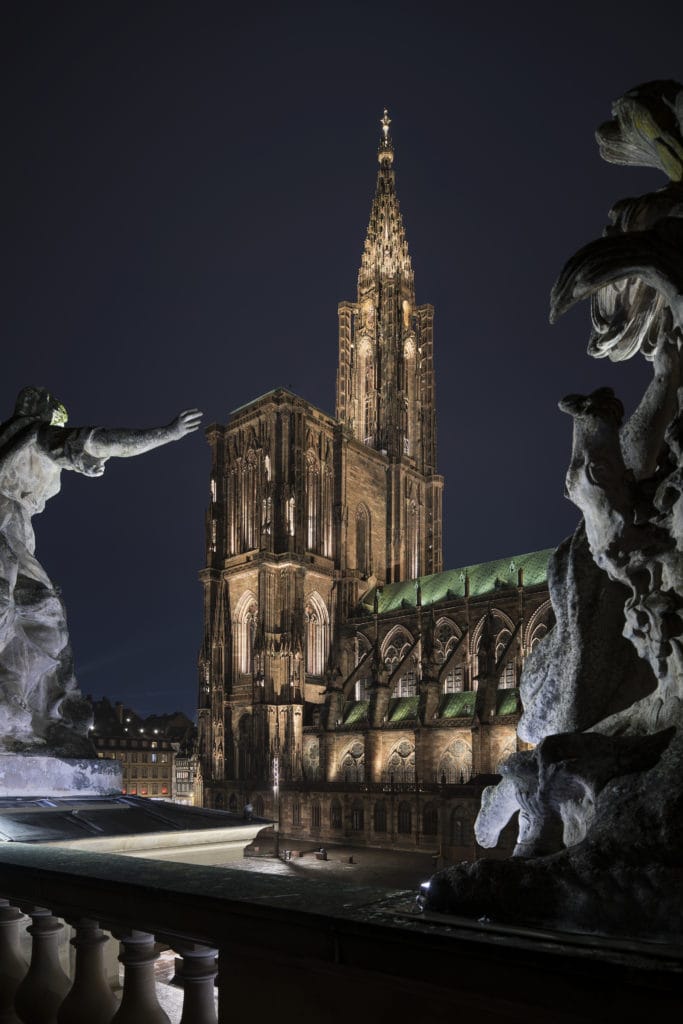 Strasbourg Cathedral lighting design by Jean-Yves Soetinck, IALD Award of Excellence 2017
